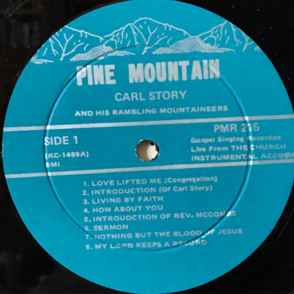 Story, Carl & His Rambling Mountaineers - All Day Sacred Singing (VG) (Vinyl LP)