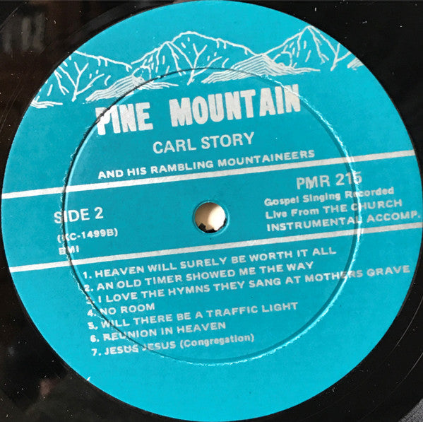 Story, Carl & His Rambling Mountaineers - All Day Sacred Singing (VG) (Vinyl LP)