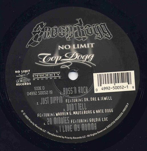 Snoop Dogg - No Limit Top Dogg (VG) (Vinyl LP)