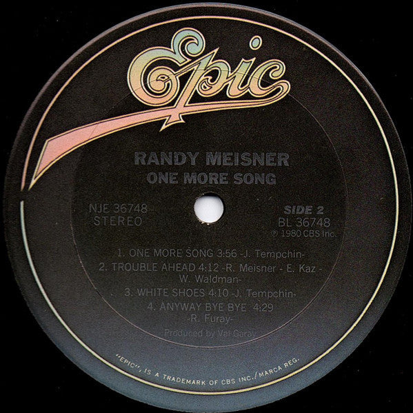 Meisner, Randy - One More Song (NM or M-) (Vinyl LP)