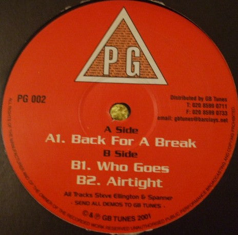 Ellington, Steve  - Back For A Break / Who Goes / Alright (VG) (Vinyl LP)