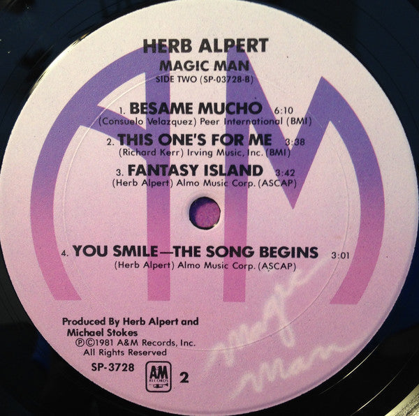 Alpert, Herb - Magic Man (VG+) (Vinyl LP)