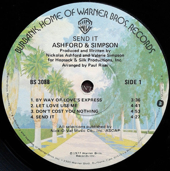 Ashford & Simpson - Send It (VG+) (Vinyl LP)