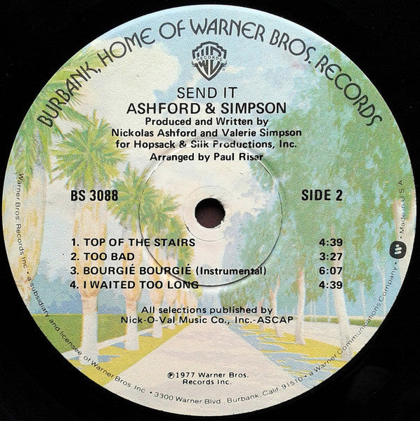 Ashford & Simpson - Send It (VG+) (Vinyl LP)