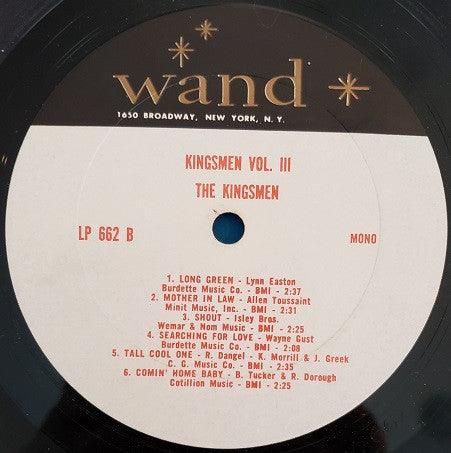 Kingsmen - The Kingsmen Volume 3 (VG) (Vinyl LP)