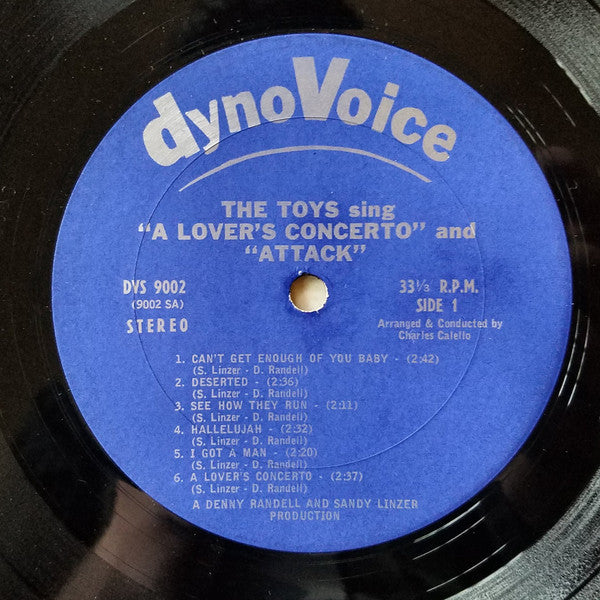 Toys - The Toys Sing "A Lover's Concerto" And "Attack" (Vinyl, G+) (Vinyl LP)