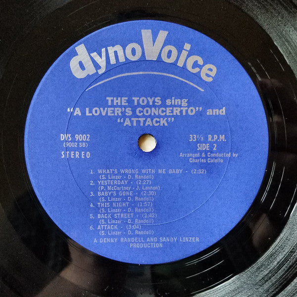 Toys - The Toys Sing "A Lover's Concerto" And "Attack" (Vinyl, G+) (Vinyl LP)