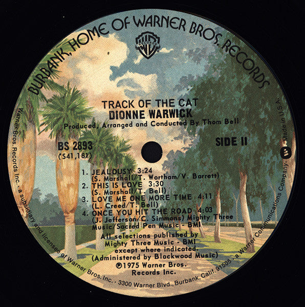 Warwick, Dionne - Track Of The Cat (Vinyl, VG+) (Vinyl LP)