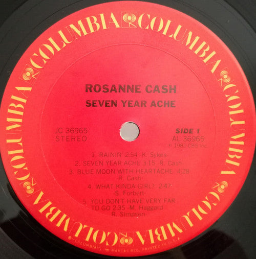 Cash, Roseanne - Seven Year Ache (VG+) (Vinyl LP)