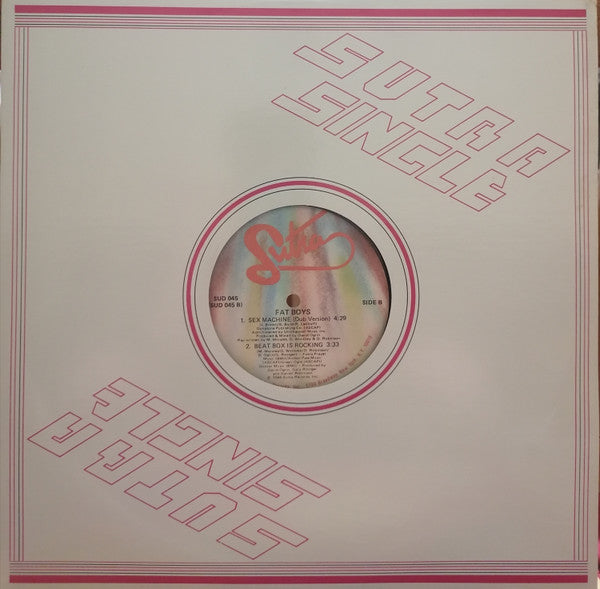 Fat Boys - Sex Machine / Beat Box Is Rocking (VG) (Vinyl LP)