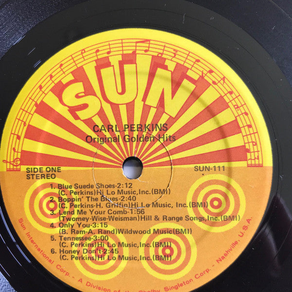 Perkins, Carl - Original Golden Hits (VG+) (Vinyl LP)