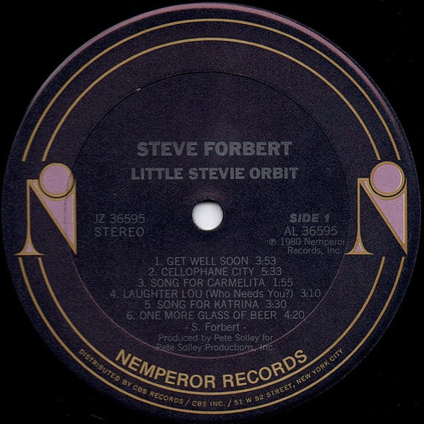 Forbert, Steve - Little Stevie Orbit (VG+) (Vinyl LP)