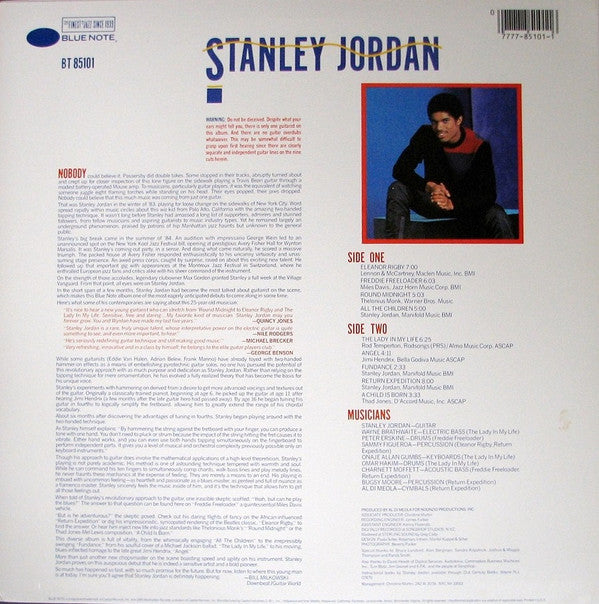 Jordan, Stanley - Magic Touch (NM or M-) (Vinyl LP)