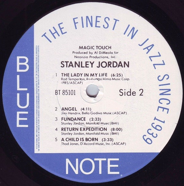 Jordan, Stanley - Magic Touch (NM or M-) (Vinyl LP)