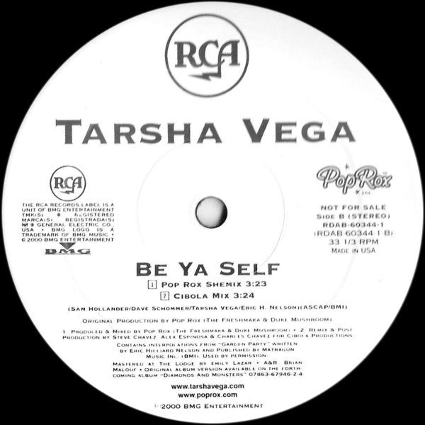 Tarsha Vega - (Gotsta) Be Ya Self (NM or M-) (Vinyl LP)