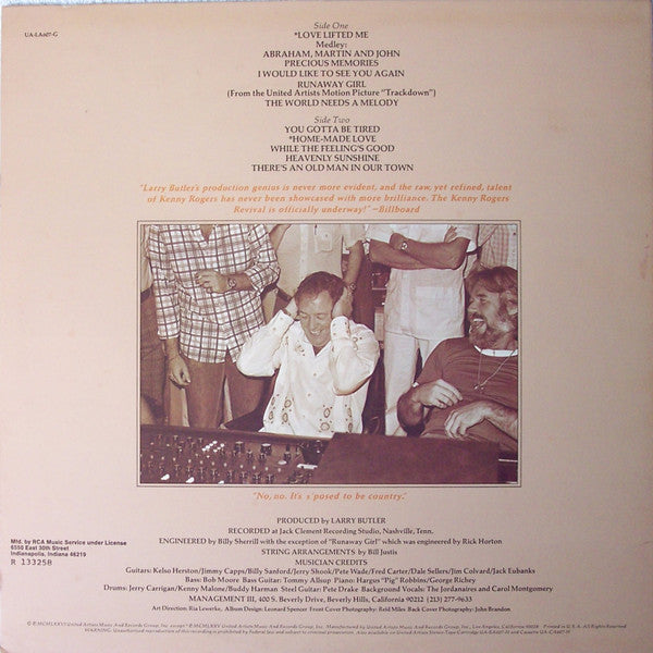 Rogers, Kenny - Love Lifted Me (Vinyl, M) (Vinyl LP)