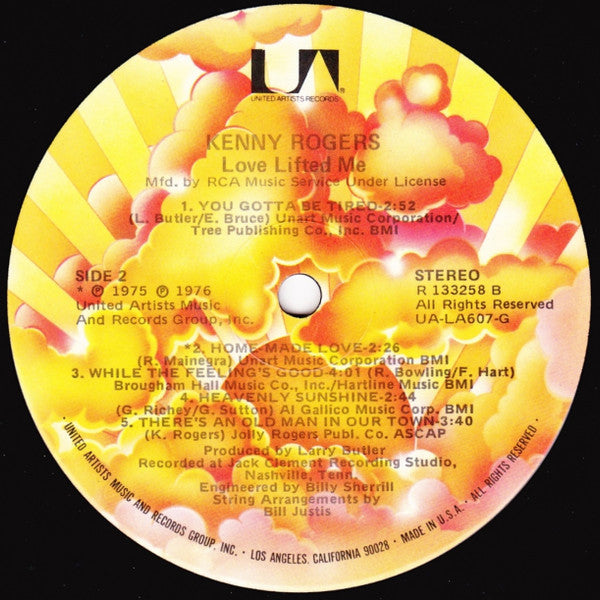 Rogers, Kenny - Love Lifted Me (Vinyl, M) (Vinyl LP)