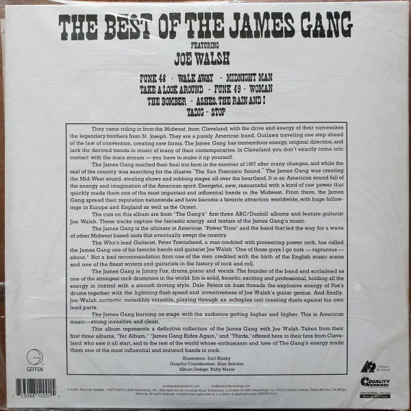 James Gang - The Best Of The James Gang Featuring Joe Walsh (Vinyl, NM or M-) (Vinyl LP)