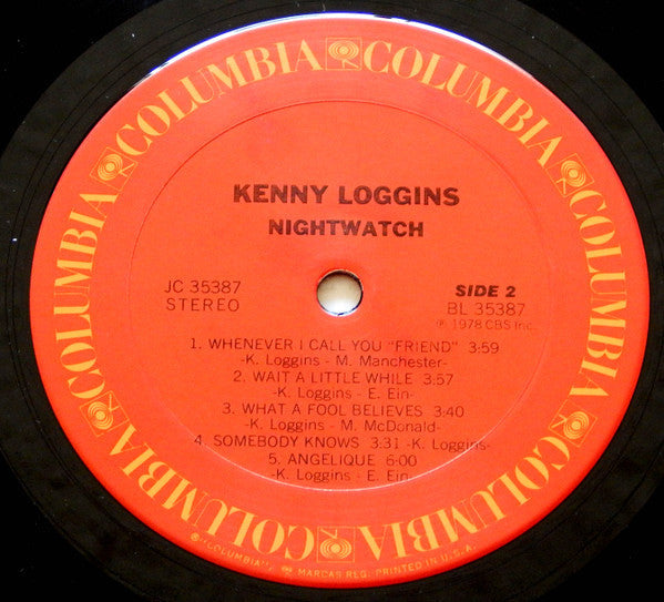 Loggins, Kenny - Nightwatch (Vinyl, VG+) (Vinyl LP)