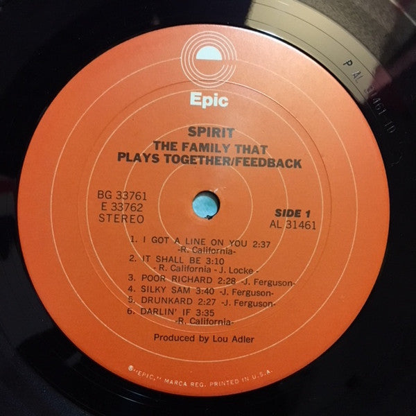 Spirit  - The Family That Plays Together / Feedback (VG+) (Vinyl LP)