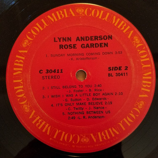 Anderson, Lynn - Rose Garden (VG) (Vinyl LP)