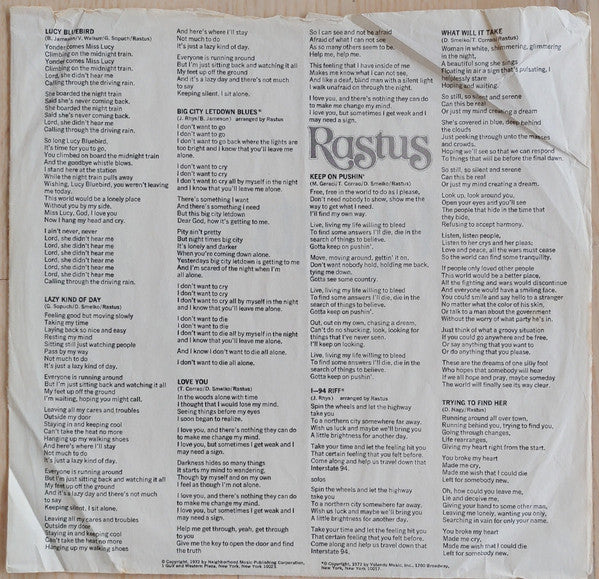 Rastus - Steamin' (VG+) (Vinyl LP)