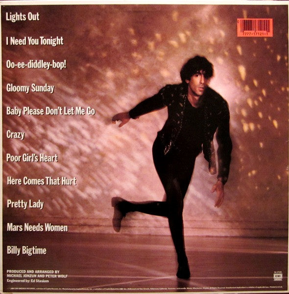 Wolf, Peter - Lights Out (VG+) (Vinyl LP)