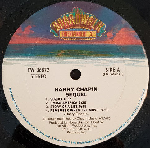 Chapin, Harry - Sequel (Vinyl, VG+) (Vinyl LP)