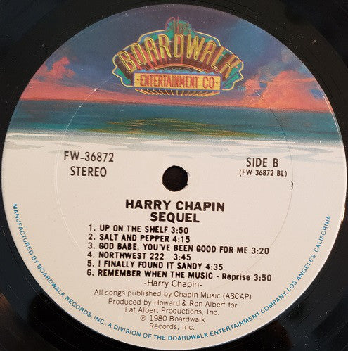 Chapin, Harry - Sequel (Vinyl, VG+) (Vinyl LP)