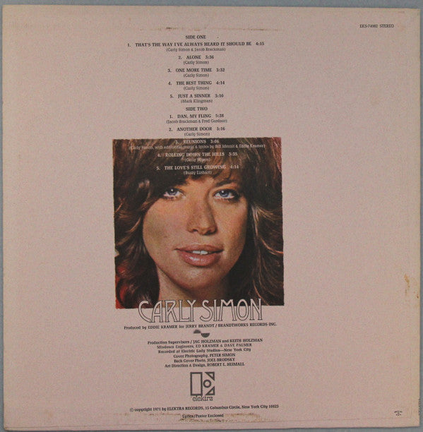 Simon, Carly - Carly Simon (Vinyl, VG+) (Vinyl LP)