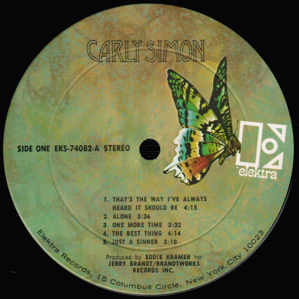 Simon, Carly - Carly Simon (Vinyl, VG+) (Vinyl LP)