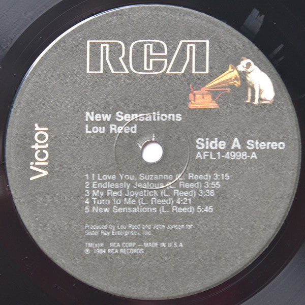 Reed, Lou - New Sensations (Vinyl, VG+) (Vinyl LP)