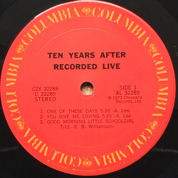 Ten Years After - Recorded Live (VG) (Vinyl LP)