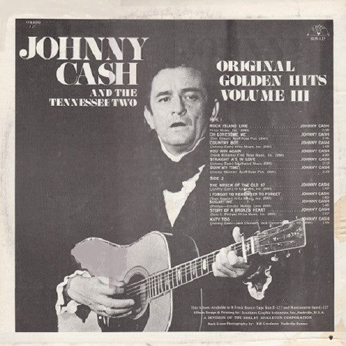 Cash, Johnny And The Tennessee Two - Original Golden Hits - Volume III (Vinyl, VG+) (Vinyl LP)