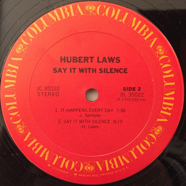 Laws, Hubert - Say It With Silence (VG+) (Vinyl LP)