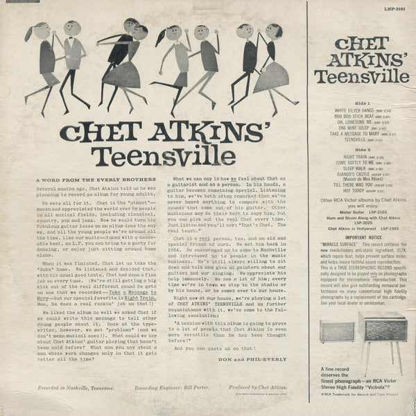 Atkins, Chet - Chet Atkins' Teensville (VG) (Vinyl LP)