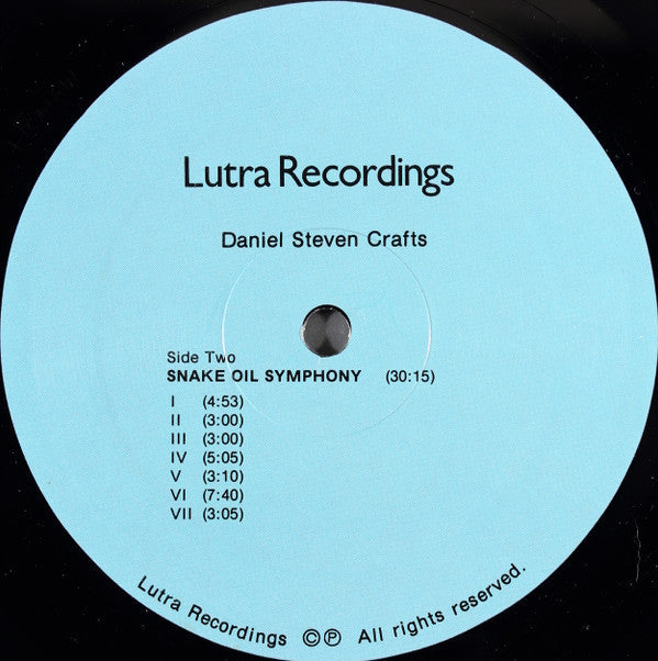 Crafts, Daniel Steven - Soap Opera Suite / Snake Oil Symphony (VG) (Vinyl LP)