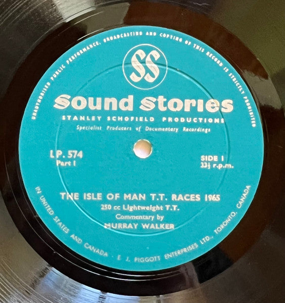 Walker, Murray - The Isle Of Man T.T. Races 1965 (Vinyl, VG) (Vinyl LP)