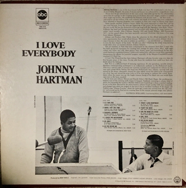 Hartman, Johnny - I Love Everybody (Vinyl, VG) (Vinyl LP)