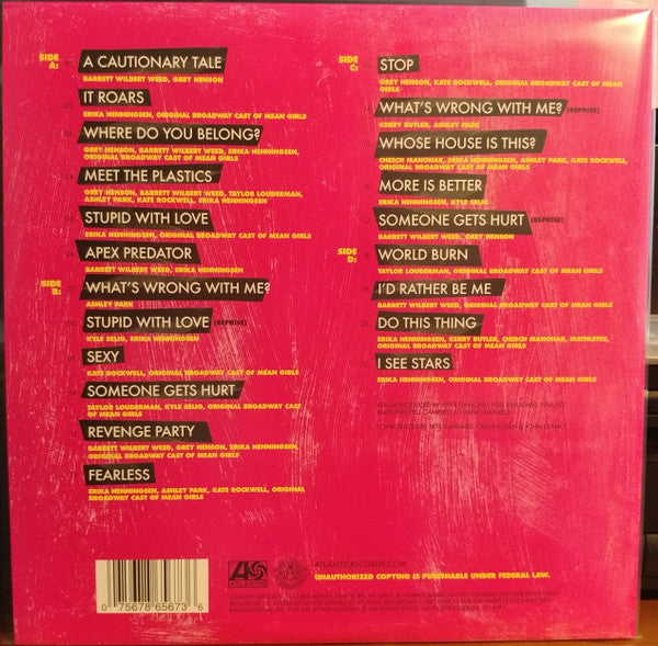 Mean Girls (Original Broadway Cast Recording) (Vinyl, NM or M-) (Vinyl LP)