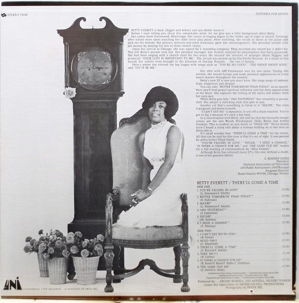 Everett, Betty - There'll Come A Time (VG) (Vinyl LP)