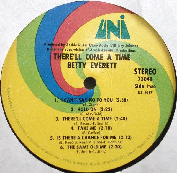 Everett, Betty - There'll Come A Time (VG) (Vinyl LP)