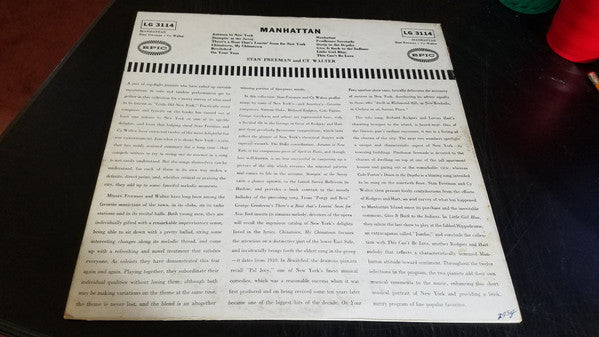 Freeman, Stan & Cy Walter - Manhattan (VG) (Vinyl LP)