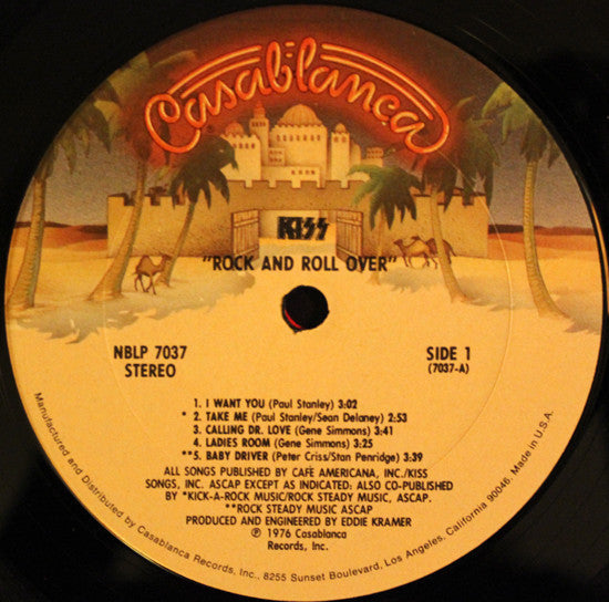 Kiss - Rock And Roll Over (VG+) (Vinyl LP)