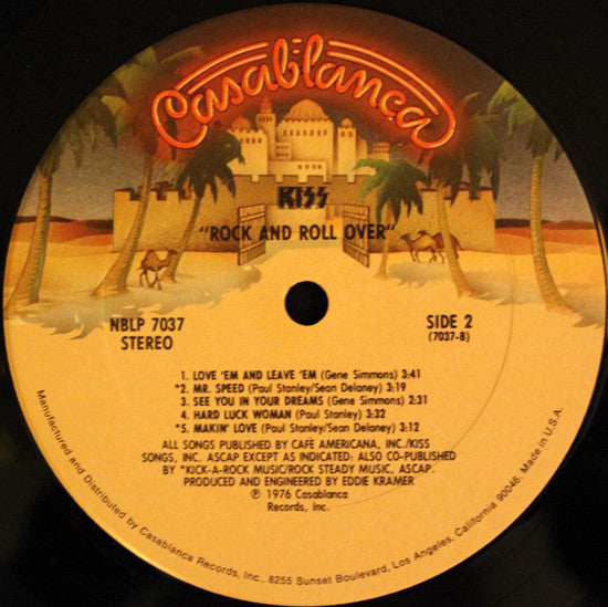 Kiss - Rock And Roll Over (VG+) (Vinyl LP)