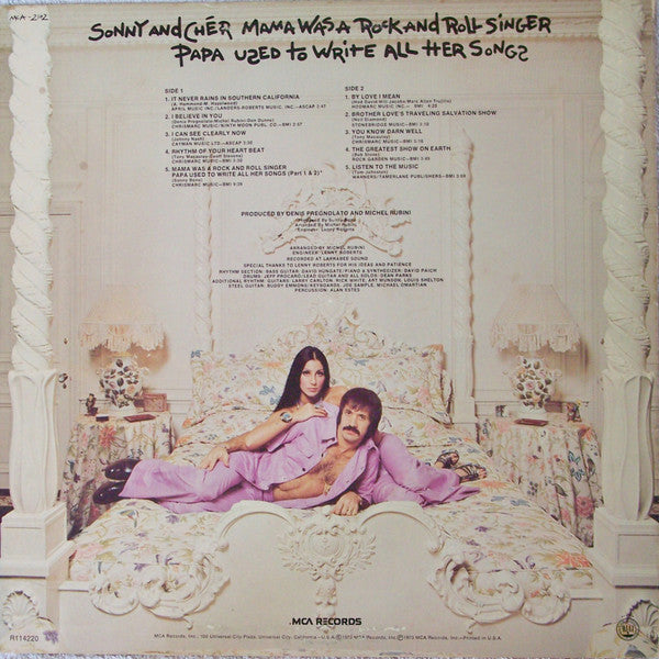 Sonny & Cher - Mama Was A Rock And Roll Singer Papa Used To Write All Her Songs (Vinyl, NM or M-) (Vinyl LP)