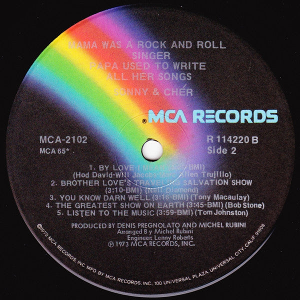 Sonny & Cher - Mama Was A Rock And Roll Singer Papa Used To Write All Her Songs (Vinyl, NM or M-) (Vinyl LP)