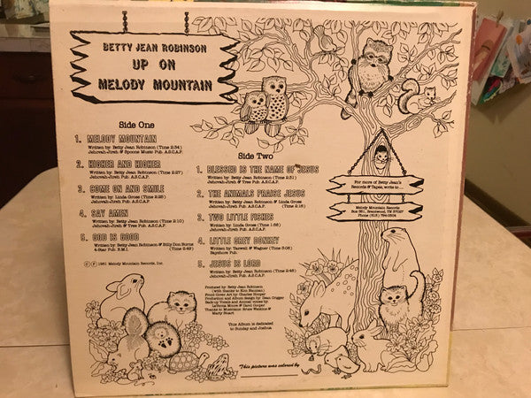 Robinson, Betty Jean - Up On Melody Mountain (Vinyl, VG+) (Vinyl LP)