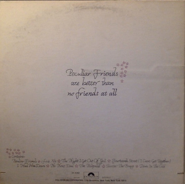 Ten Wheel Drive With Genya Ravan - Peculiar Friends (VG+) (Vinyl LP)