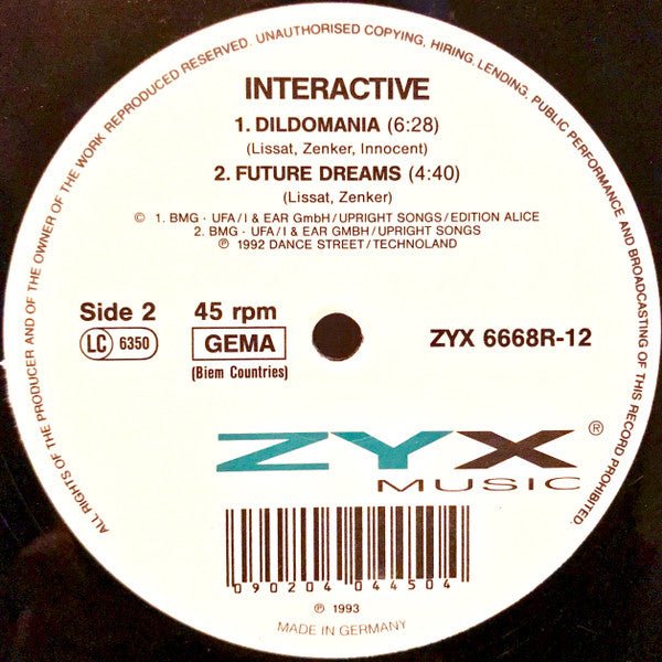 Interactive - Elevator Up And Down (VG) (Vinyl LP)
